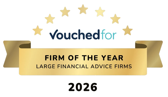 VouchedFor Firm of the Year, Large Financial Advice Firms, 2026